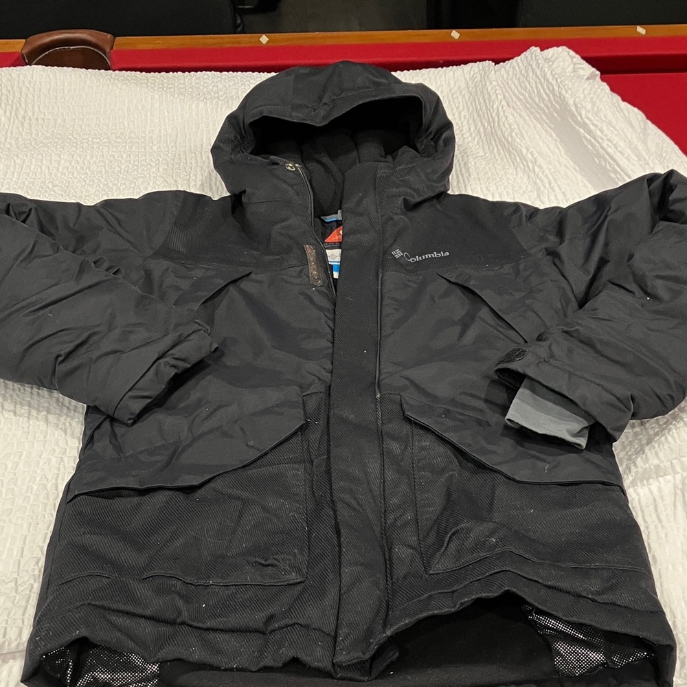 Columbia Black Hooded Jacket